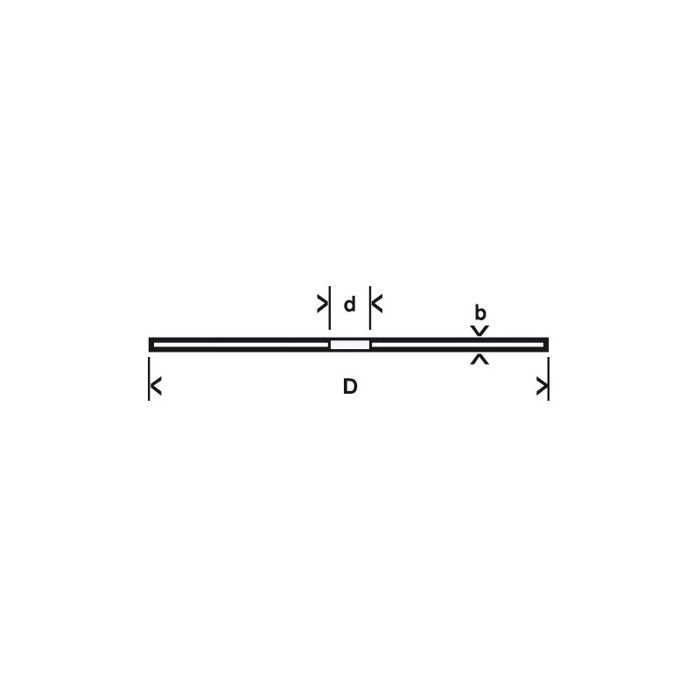 Disque à tronçonner - BOSCH - 2608619262 - 125x1mm - Inox - X-LOCK