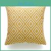 Премиальное качество горчично-желтый геометрический чехол для подушки для сезонного очарования