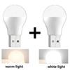 OuuZuu Мини USB светодиодный светильник для спальни, украшение с USB-вилкой, лампа для чтения, светодиодный светильник для защиты глаз, белый/теплый свет для компьютера