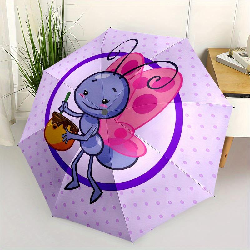 1pc Ant Honey Themed High-quality Umbrella,Automatic Opening and Closing Umbrella,Multi-functional Umbrella G0811195