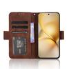 For vivo X200 5G Leather Case Phone Wallet Cover with Multiple Card Slots