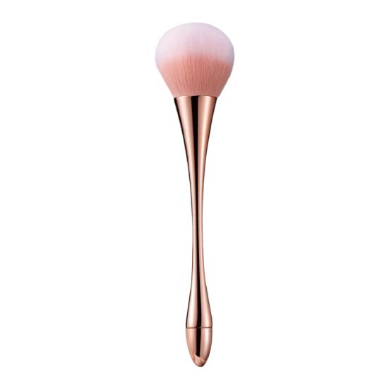 Makeup Brush with Long Handle Soft Synthetic Bristles Cosmetic Brush Blush Loose Powder Foundation Blending Kabuki Nail Dust Brush