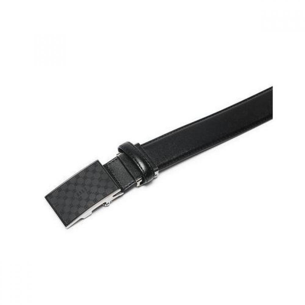 Daks Leather Automatic Belt Black Dd Logo Buckle Dbbe2e838bk