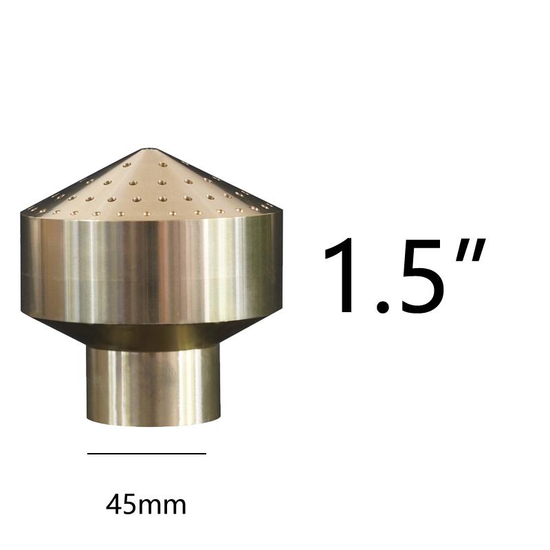 Decorative Fountain Nozzles Head for Swimming Pool Garden Outdoor Water Feature - Multiple Sizes Available (1/2' to 2')