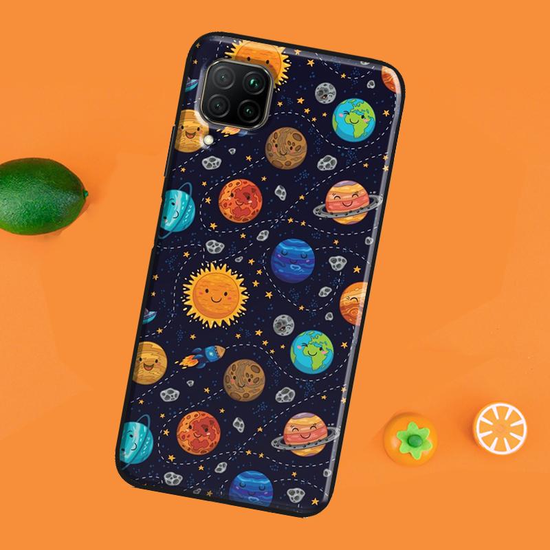 Magic Space Planet Phone Case For Huawei P40 Lite P20 P30 Pro Nova 5T P Smart Z 2019 2021 Honor 50 10i 8X 9X