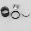 Surface-mounted Halogen Hermetic Luminaire Ip44 Egio Gu10 Round Black 83mm