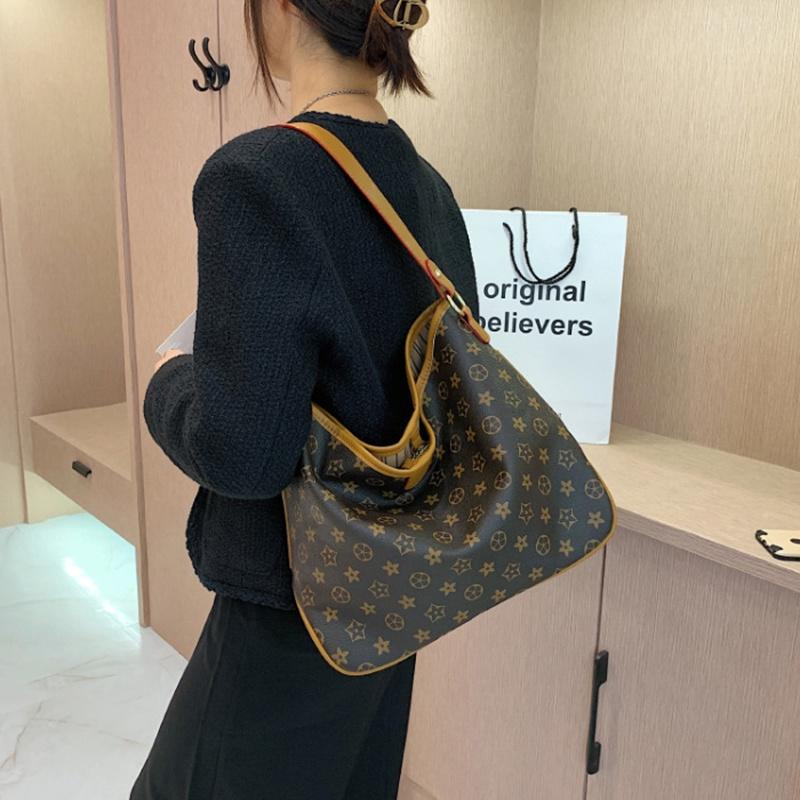 IELGY Fashion Lady Large-capacity Retro Super Large-capacity Diagonal Bag
