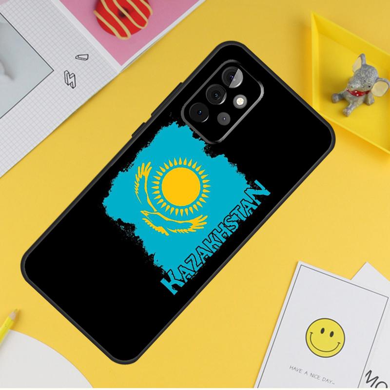 Флаг Казахстана для Samsung Galaxy A14 A34 A54 A12 A32 A52 A51 A71 A53 A33 A13 A15 A25 A35 A55 чехол для телефона