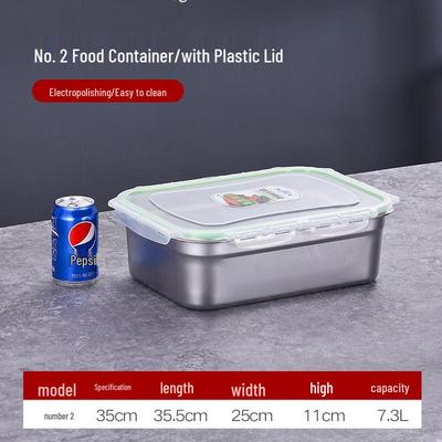 Контейнер для хранения продуктов из нержавеющей стали