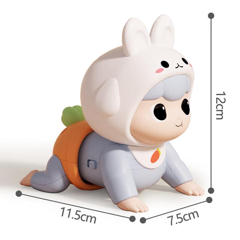 Игрушка-кролик Dimanqi Baby Electric Musical Crawling Rabbit (электрический музыкальный ползающий кролик)