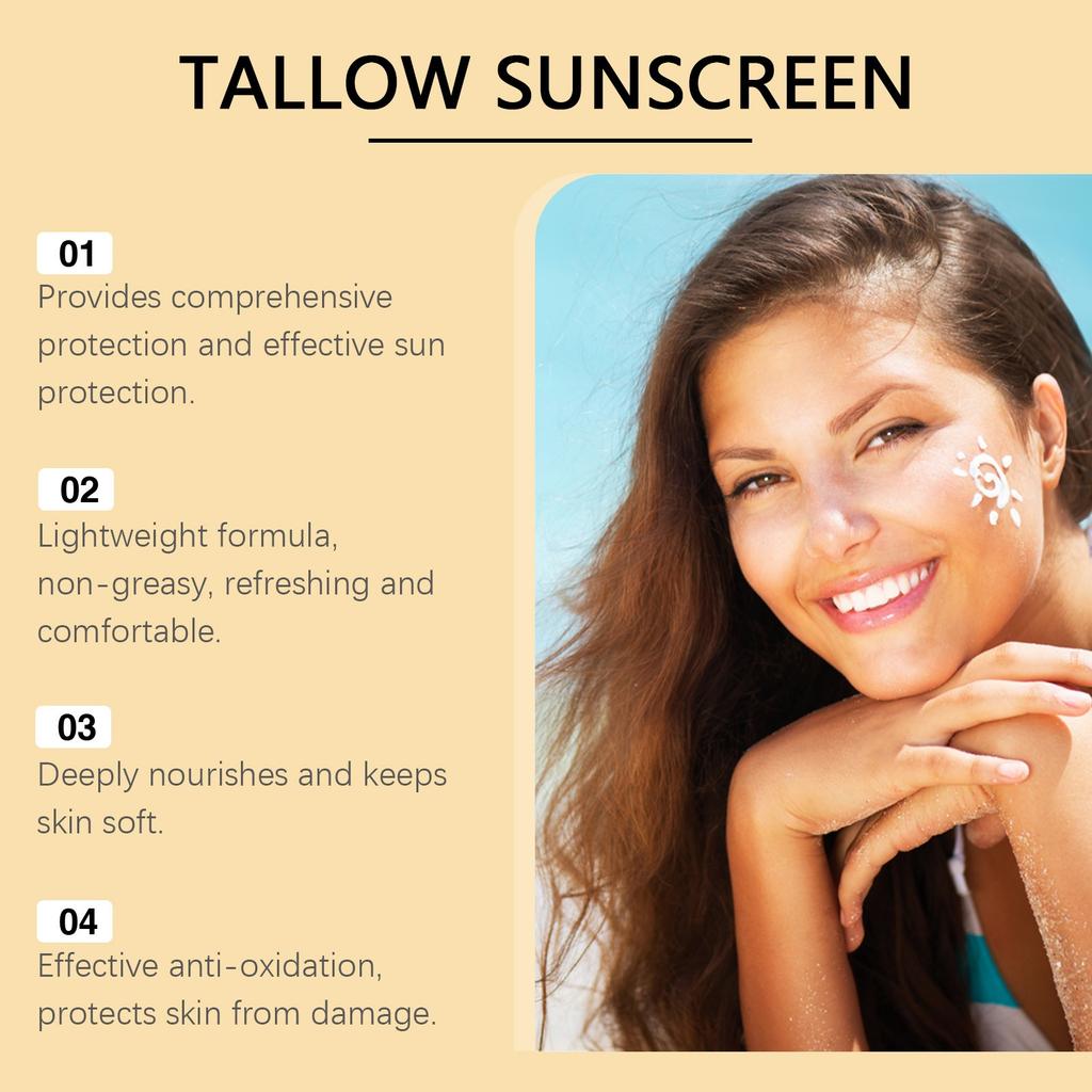 Солнцезащитный крем Beef CareЭффективная защита от солнцаДлительный антиоксидантТелоЛицо