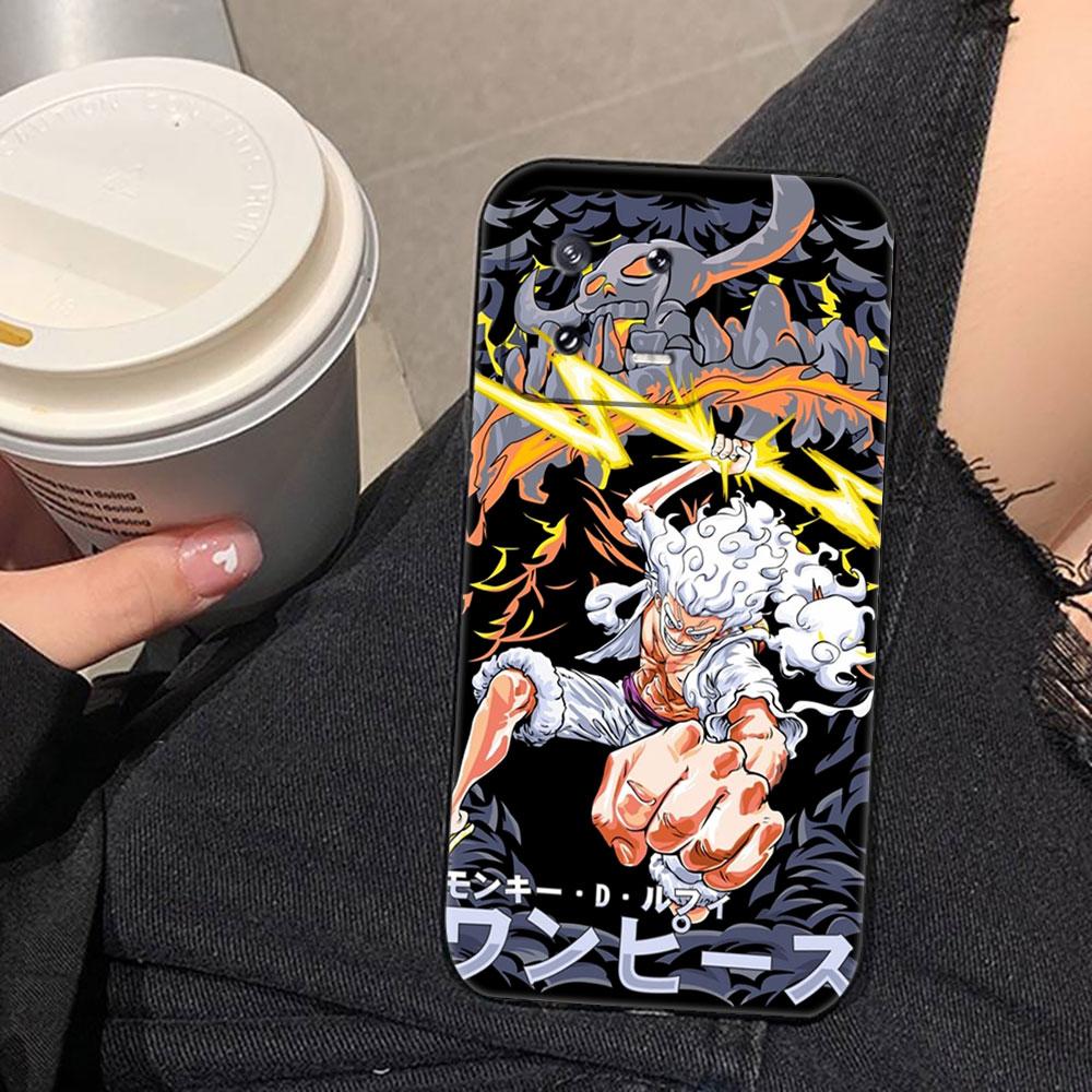 Чехол для телефона One Piece Gear 5 Luffy для Xiaomi 15 15T 14 14T 13 12T 11 11T POCO F8 F7 F6 F5 X7 X5 M6 M7 PRO Ultra DIY Чехол