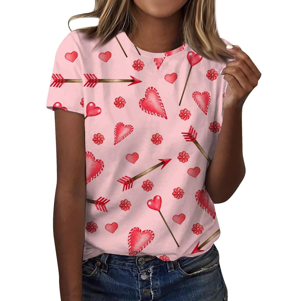 Футболки с цветочным принтом «Роза», женская модная футболка с коротким рукавом и круглым вырезом, Y2k Harajuku, футболки больших размеров, топы, женская одежда