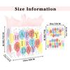 Reusable Party Decoration Boxes Colorful Gift Boxes Birthday Gift Bag  for Birthday, Baby Shower