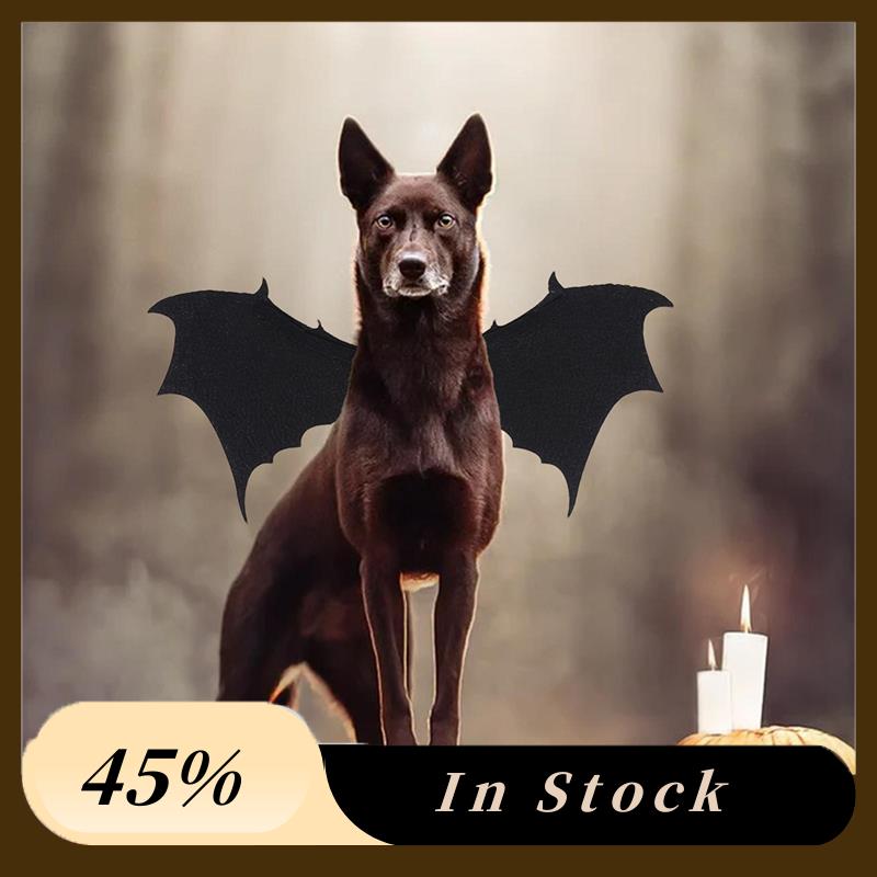 A60zhalloween Костюм Собаки Крылья Летучей Мыши Наряд Для Собак Хэллоуинские Костюмы Для Клуба Уличный Наряд Косплей Реквизит Для Питомцев Amay
