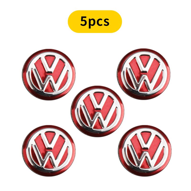 For VW 14mm Car Key Badge Emblems Replacement Car Key Stickers For Volkswagen VW Polo Passat B5 B6 B7 T4 T5 Golf 4 5 6 Tiguan Jetta GTI zs3