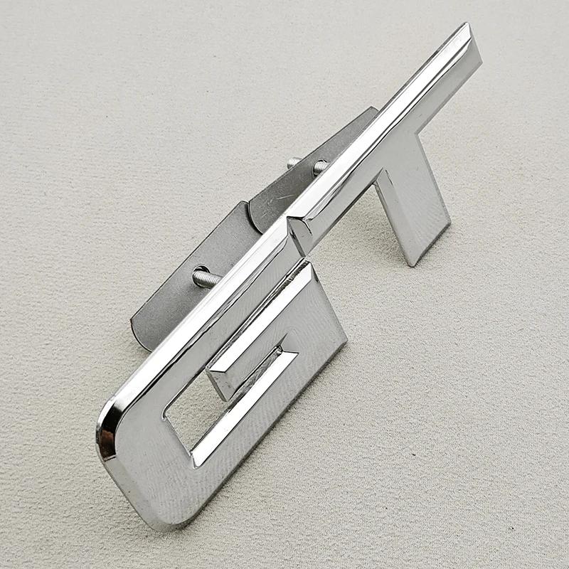 gjbmq10 3D Metal Logo GT Car Rear Boot Trunk Emblem Fender Side Front Grille Badge Sticker Decals For Mustang GT Accessories