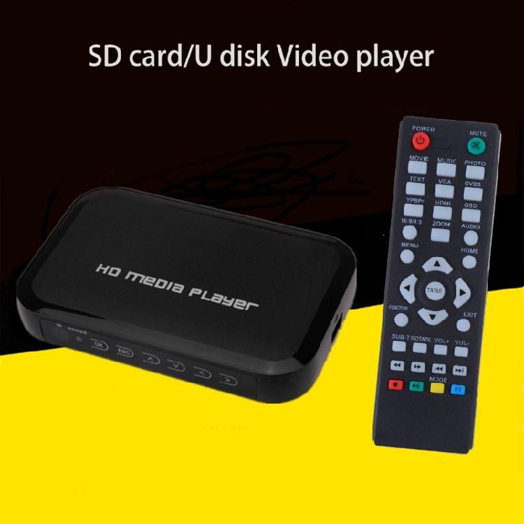 Мини HD Видео Плеер 1080P HDMI VGA AV Медиа Плеер ТВ Приставка HD Видео Плеер
