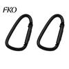 Подвеска-зажим для сумки 2 шт. Карабин Пружинная застежка Легкий сплав Брелок Простой в использовании одной рукой Крючок D-образной формы Для улицы Путешествий DIY Аксессуар для украшений