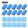 5/30PCS Car Ceramic Coating Sponge Applicator Glass Nano Wax Coat Sponges Blue Square Sponge and Cloth Car Cleaning Brush