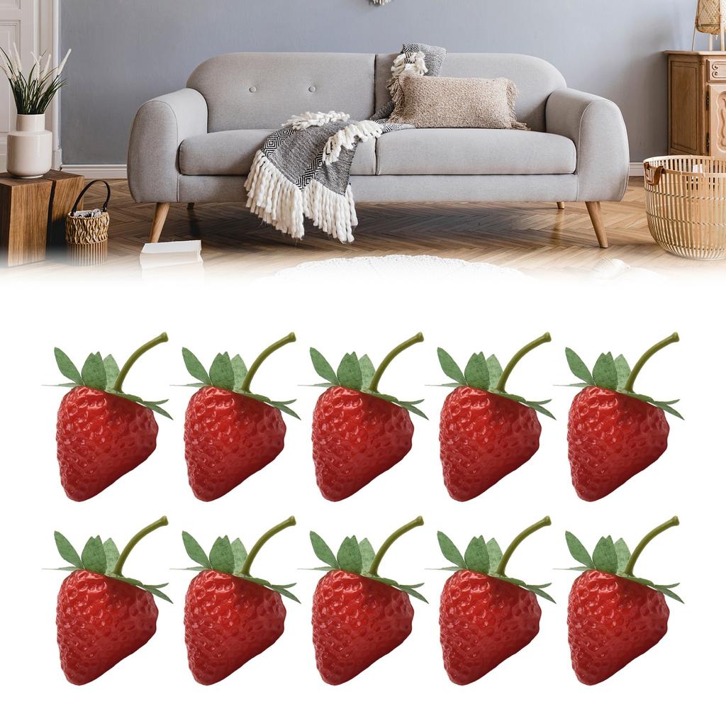 Strawberry Fake Strawberry 3.6*3cm/1.4*1.2in Foods Decor