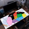 Barbapapa Mouse Pad, Large Gaming Desk Mat, Non-slip XXL Mousepad for Laptop & Tablet, Mini PC Playmat with Stitched Edges