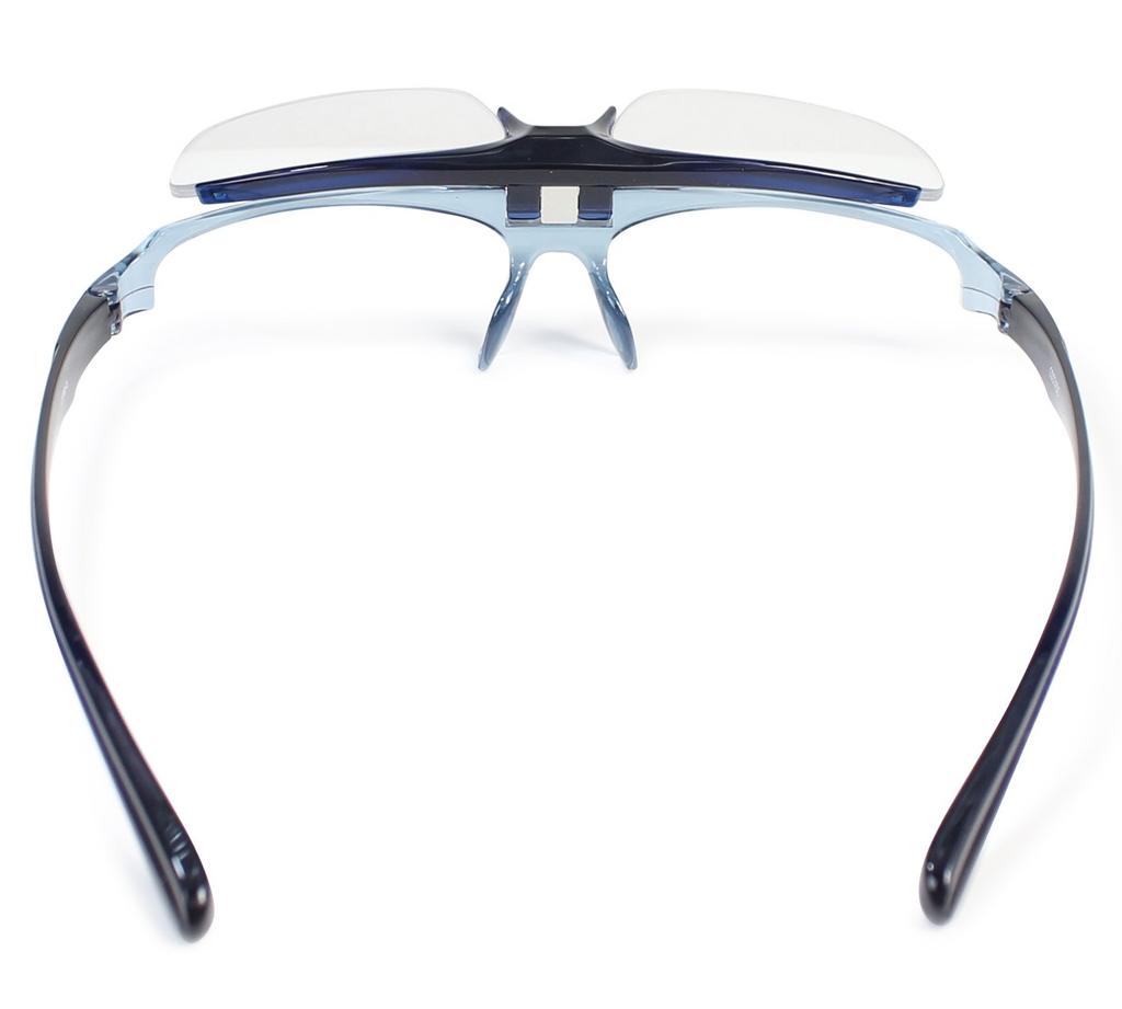 Квадратные очки для мужчин Pearl Reading Blue Light CSTADO с откидной секцией, Блокировка синего света, Оправа, Синий, +1.5 диоптрии, LT-P301-3CBU,