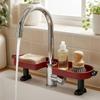 with Hook Faucet Sink Shelf Removable Sink Drying Rack Fashion Faucet Drain Organizer  Bathroom