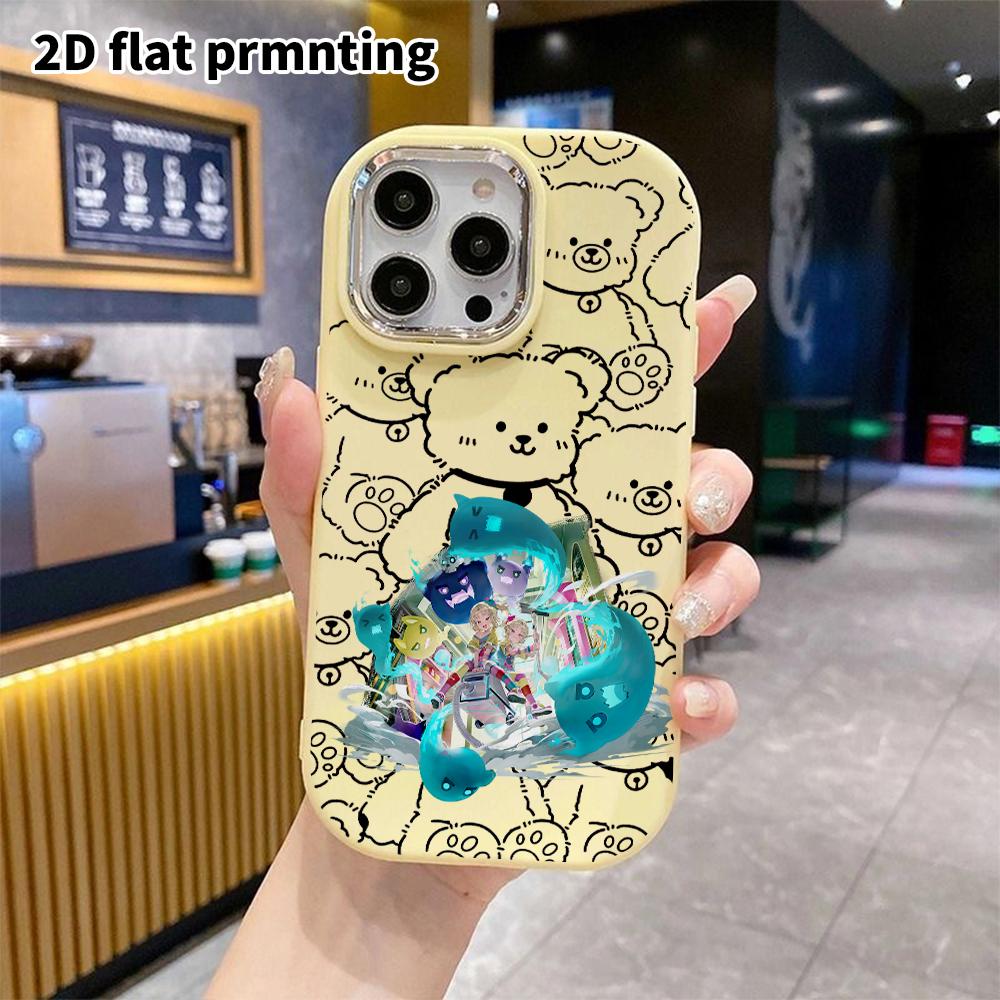 Phone Case: 2D flat design suitable for iPhone 18 17 16 15 14 13 Pro protective case, couple style, fantasy theme, Christmas and Halloween gift