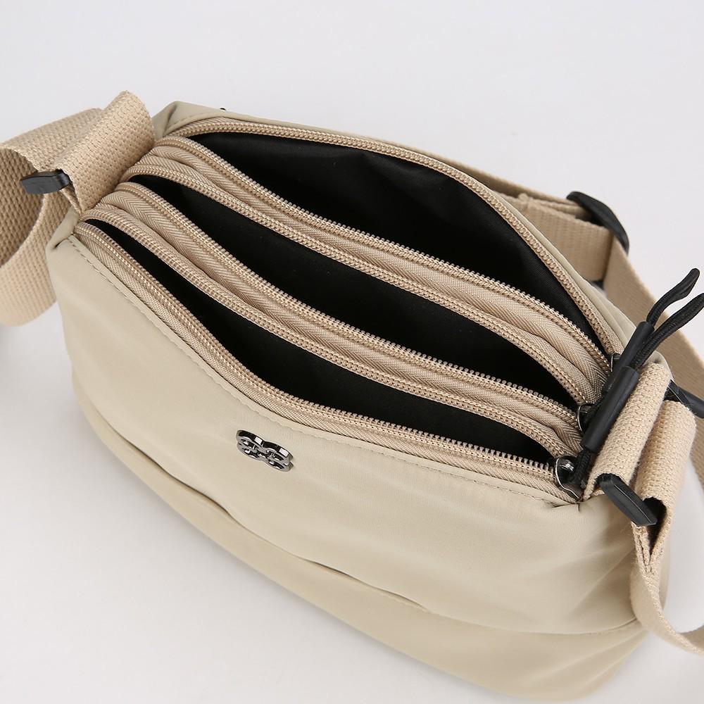 Компактная женская многослойная сумка кроссбоди из ткани Оксфорд - Большая вместимость, повседневная наплечная сумка