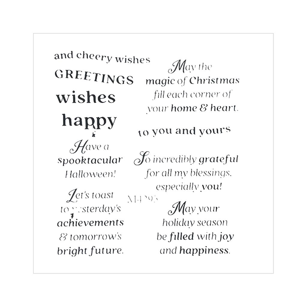 Clear Silicone For DIY Crafts – Transparent Template For Journaling And Scrapbooking