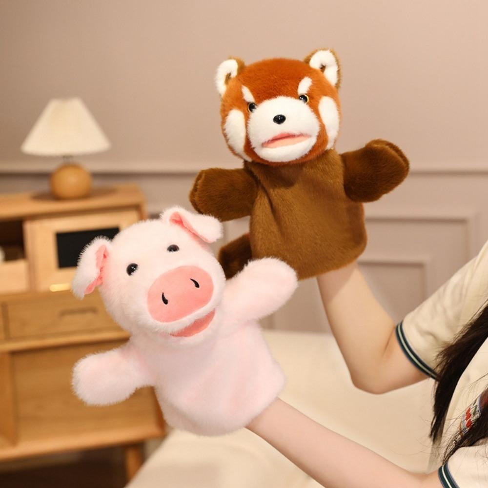 Kawaii Dolls Storytelling Puppet Cute Animals Stuffed Plush Animals Animal Hand Puppet Story Time