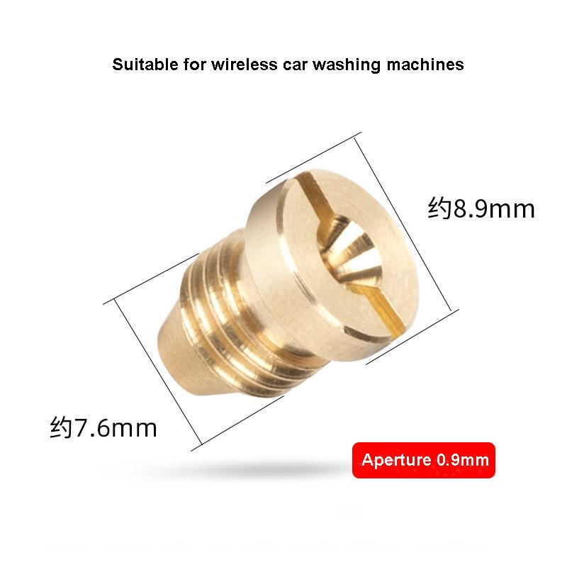 0.8-1.4mm Spray Core Snow Foam Orifice Tip High Pressure Washer Nozzle Foam Generator Car Wash PA foam Pot Accessories