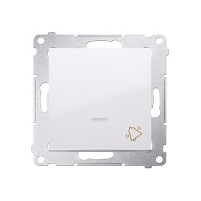 "Bell" button with LED backlight 10 AX, white Simon54