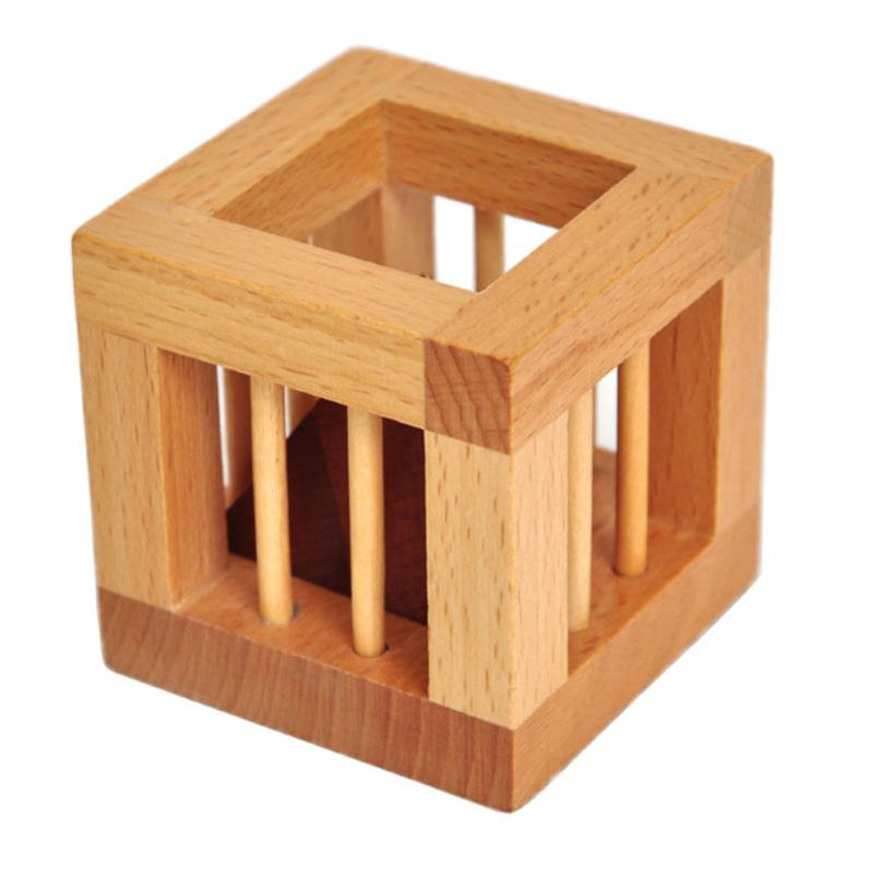 Интеллектуальная игрушка-разблокировка Kong Ming Lock Головоломка Iq Puzzles Деревянные игрушки Монтессори Дети Взрослые Декомпрессионные игры для мышления