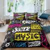 Комплект постельного белья с гитарой, панк-рок музыка, пододеяльник для детей, подростков, мальчиков, молодых людей, вращающийся музыкальный инструмент, одеяло, чехол