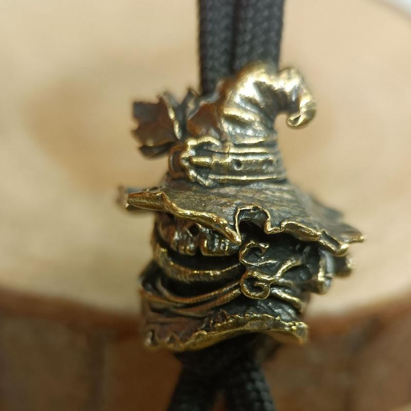 1pcs 6mm Hole Vintage Brass Traveller Keychain Pendant Backpack Pendant Vintage Brass Crafts Classic Brass Vintage Brass Crafts Miniature Ornaments