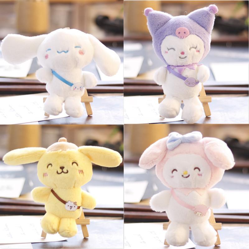 Super Soft Sanrio Kuromi Melody Cinnamoroll Plush Toy Backpack Decorations