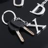 DIY Accessories Zinc Zinc Zinc Alloy Alphabet Keychain Car Key Rings Letter Key Chains 26 Letter Keyring