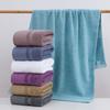 Stock-out Thickened Absorbent Large Bath Towels Foreign Trade Cross-border Gift Printed Logo Plain Weave Beach Use