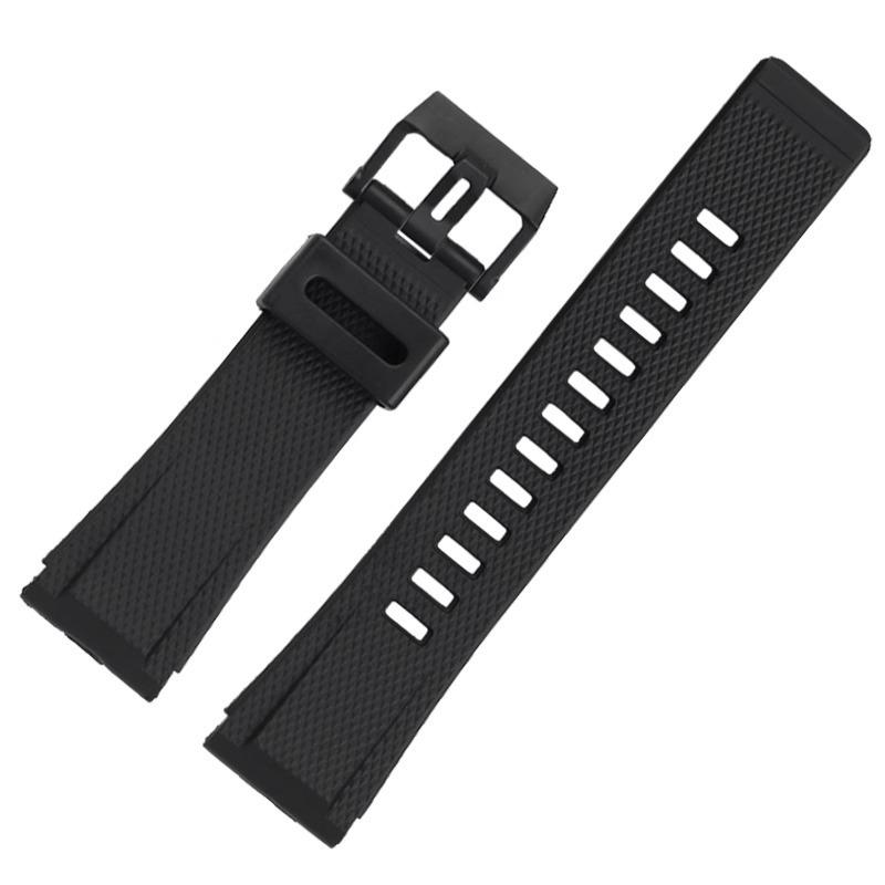Для часов CASIO Серии GA-2000 GA2000 GA-2200 PRG-600 prg-650 PRW-6600 Браслет Мягкий Силиконовый Резиновый Оранжевый 24 мм