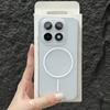 Для Xiaomi 17 Чехол Модный Прозрачный Мягкий Удобный Магнитный Ударопрочный Защита от Падений Задняя Крышка Для Xiaomi 17 Оболочка