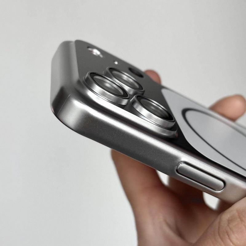 Оригинальный Ультратонкий AG Матовый Чехол Для Magsafe Для iPhone 17 16 15 14 13 Pro Max Магнитный Матовый Большой Камеры Ударопрочный Чехол