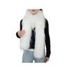 Women Scarf Solid Color Thickened Warm Winter Scarf Soft Touch Versatile Long Scarf Versatile Fashion Accessory