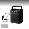 2 беспроводных микрофона, портативная караоке-колонка, Bluetooth-система громкой связи, стандарт звуковой карты