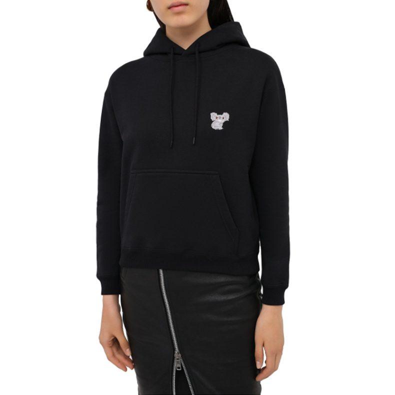 Balenciaga Толстовка Женская Черная 612959TIVD21000