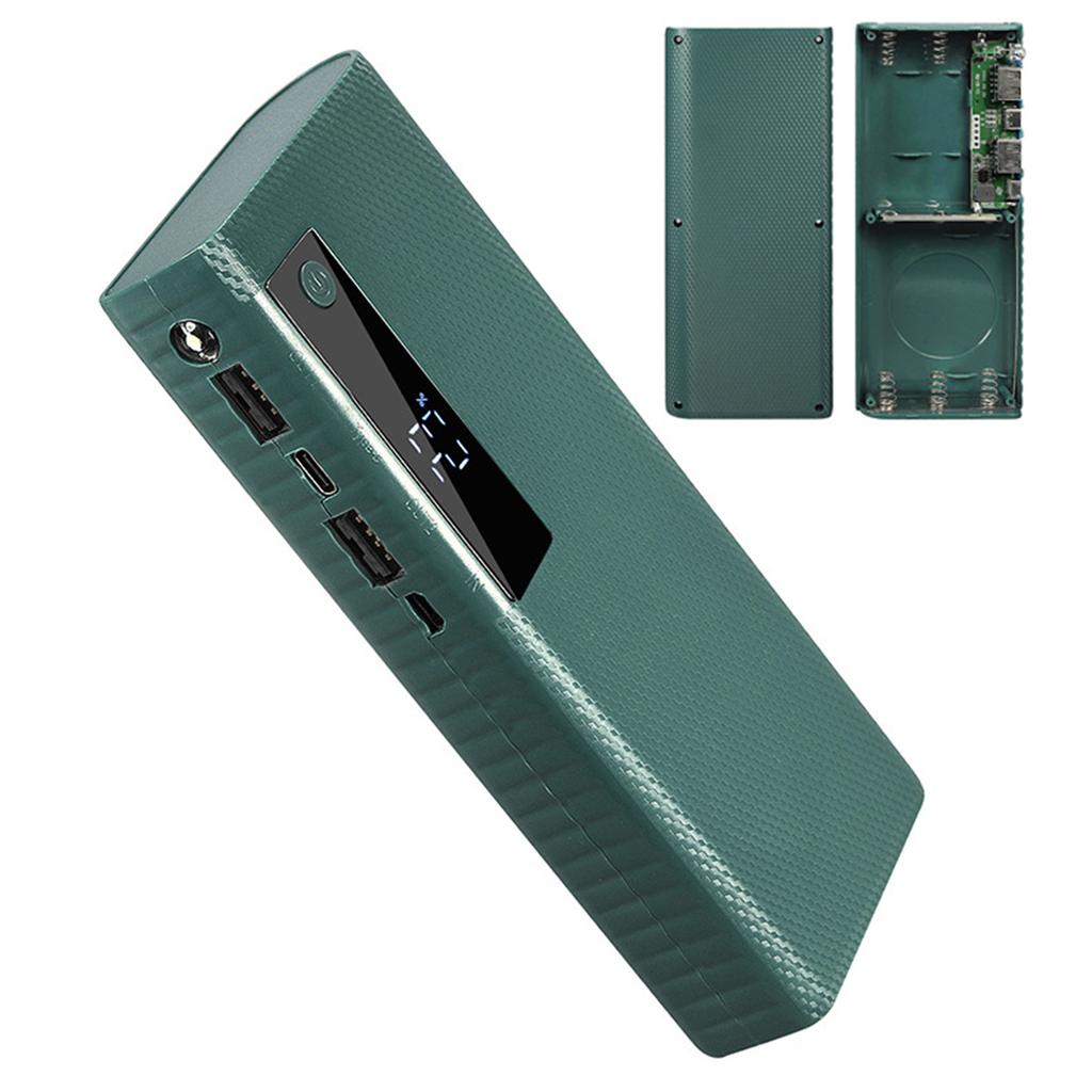 5x21700 Корпуса для DIY Power Bank Зарядные Внешние Крышки Коробки Чехлы для Мобильных Power Bank DIY Пластиковые Корпуса со Светодиодной Подсветкой