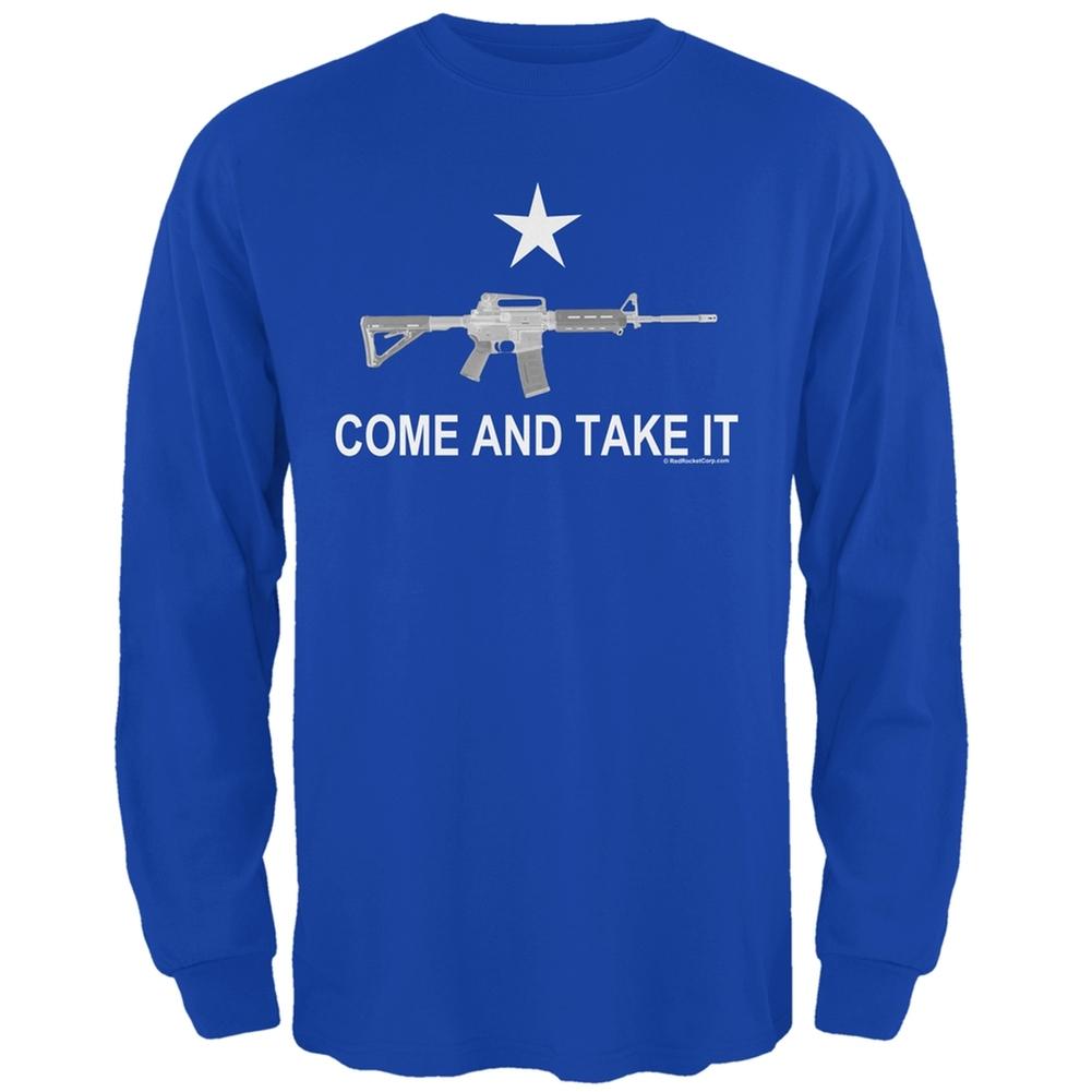 AR-15 Come and Take It Royal Adult Long Sleeve T-Shirt