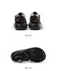 Sheepskin sandals for women, summer round toe toe, thick soled leather woven back hollow casual Roman sandals, pigsty shoes for women