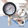 Auto Tools Gasoline Engine Compression Meter Pressure Gauge with M10 M12 M14 M18 Adapter Professional 0-300 PSI Automotive Cylinder Tester Kit